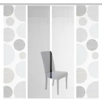 VISION S Schmidt Schiebewand Borden 4er-Set Polyester Grau 60