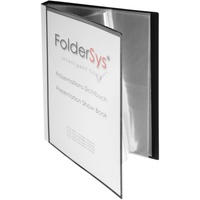 FolderSys Sichtbuch DIN A4, 30 Hüllen schwarz