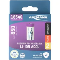 Ansmann Akku CR123A 850 mAh 1 St.