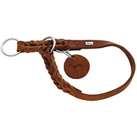 Hunter Dressurhalsung Solid Education cognac
