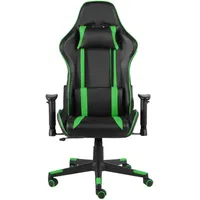 VidaXL Gaming Chair 20480 schwarz/grün