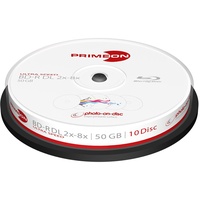 PrimeOn BD-R 50GB, 8x, 10er Spindel, printable 2761312