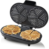 Bestron Doppel-Waffeleisen Herz Kupfer