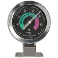 TFA Kühl-/Gefrierschrank-Thermometer 14.4011.60 Edelstahl
