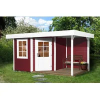 Weka Fides 2 3,90 x 2,40 m rot mit