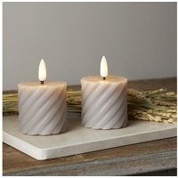 Star Trading LED Kerzen, LED Pillar Kerze Flamme Swirl