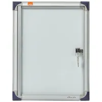NOBO Schaukasten extraflach, Metall-Rückwand, 1 x DIN A4