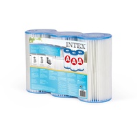 Intex 29003 Filterkartusche Typ A 3er Blau, Weiß
