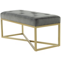 Kayoom Sitzbank Cameron 125, glamouröses Design, glänzenden Metallfüßen, in