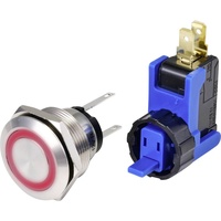 TRU Components TC-9201352 Drucktaster 250V 15A 1 x Ein/Aus
