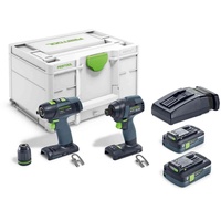 Festool Schrauber- und Bohrer-Set TID 18 HPC 4,0 I-Set