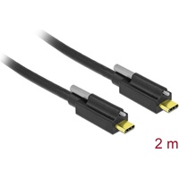 DeLock - USB-Kabel - USB-C m schraubbar bis USB-C
