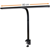 FeinTech Schreibtischlampe klemmbar 80 cm LED dimmbar Screenbar mit