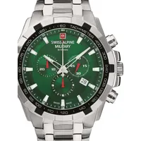Swiss Alpine Military Star Fighter Chrono Edelstahl 46 mm