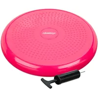 Relaxdays Balance Kissen, 33 cm mit Luftpumpe, Ballsitzkissen m.