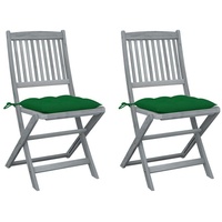 VidaXL Klappbare Gartenstühle 57 x 57 x 91 cm