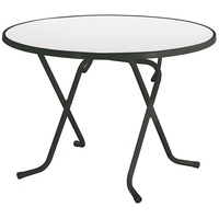 BEST Freizeitmöbel Primo Klapptisch Ø 80 x 70 cm