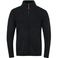 Indicode Cardigan IDBergen 35449MM Strickjacke aus Grobstrick in Schwarz