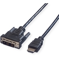 Value DVI-Kabel Stecker DVI M - Stecker HDMI M