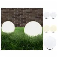VidaXL LED-Gartenleuchten 2 Stk. Kugelförmig 40 cm PMMA