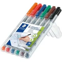 Staedtler Lumocolor 311 non-permanent sortiert, 6er-Set (311 WP6)