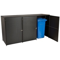 Merxxhandels Mülltonnenbox 3er 240 l 228 x 123 x