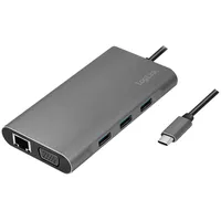 Logilink UA0383 - USB Hub, Silber