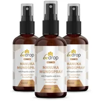 Bedrop Vorteilsset: Propolis Halsspray / Mundspray mit Manuka Honig