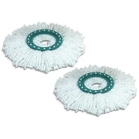 Leifheit Ersatzkopf Disc Mop, mit saugfähiger Microfaser, mit hoher