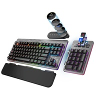 Mountain Everest Max Gunmetal Gray, LEDs RGB, MX BLUE,