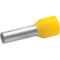Klauke 47518 Aderendhülse 6 mm2 Teilisoliert Gelb 100 St.