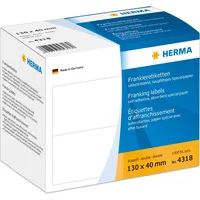 Herma Frankieretiketten 4318 weiß 130,0 x 40,0 mm