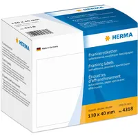 Herma Frankieretiketten 4318 Weiß 130 x 40 mm 1000