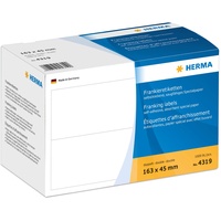 Herma Frankieretiketten doppelt, 163x45mm, weiß 500 Blatt 4319