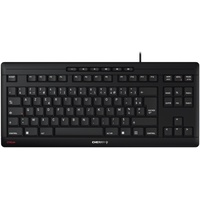 Cherry STREAM KEYBOARD TKL, Kabelgebundene Tastatur ohne Nummernblock, Französisches
