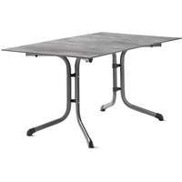 Sieger Klapptisch 140 x 90 x 72 cm eisengrau/beton
