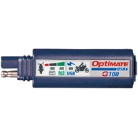 TecMate OPTIMATE USB Ladegerät mit Batteriemonitor, SAE Stecker (Nr.