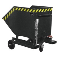 Bauer Südlohn Späne-Kastenwagen SKW-ET 400, lackiert, Schwarzgrau