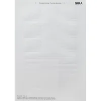 Gira Beschriftungsbogen 145500