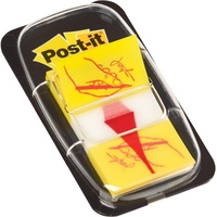 Post-it Index Haftmarker gelb "Unterschrift" 50 Streifen