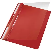 Leitz Schnellhefter Universal A4, rot, Vorderdeckel transparent, 4002432308453 Leitz