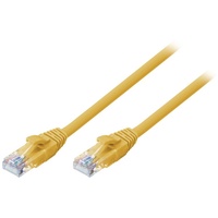 Lindy 48067 RJ45 Netzwerkkabel, Patchkabel CAT 6 U/UTP Gelb