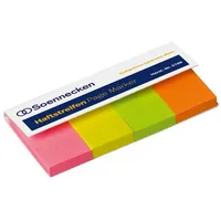 SOENNECKEN Haftstreifen Page Marker 5788 20x50mm f. sort 200