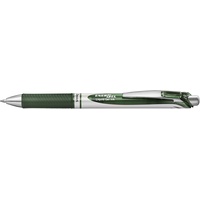 Pentel EnerGel BL77 Gelschreiber olivgrün/silber 0,35 mm, Schreibfarbe: grün,