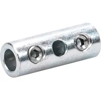 GEZE Stangenkupplung f.Zugst.8mm Oberfläche verz.