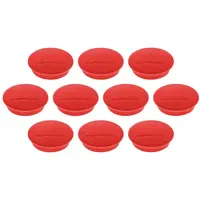 Magnetoplan Magnet Discofix Junior, 10 Stück, rot