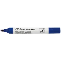 SOENNECKEN Permanentmarker 3105 4mm Rundspitze blau
