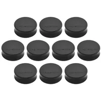 Magnetoplan Ergo-Magnete, large, schwarz, Pack a 10 Stück