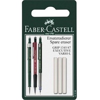 Faber-Castell 3 FABER-CASTELL Radiergummis für Bleistifte