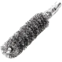 Lessmann Rohrbürste L.115mm D.16mm VA-Stahldraht gewellt Besatz-L.80mm